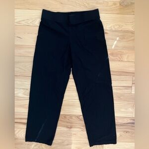 Eileen Fisher Black Straight Leg Stretch Pants